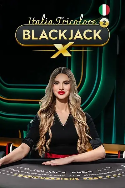Blackjack X Italia Tricolore, tavolo in italiano disponibile su Spinsy casino