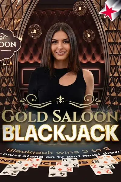 Gold Saloon Blackjack, blackjack a tema disponibile su Spinsy casino