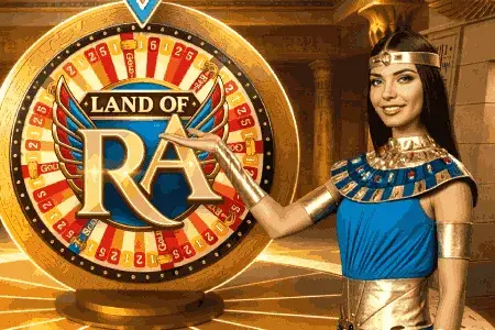 Land of Ra, ruota della fortuna disponibile su Spinsy casino
